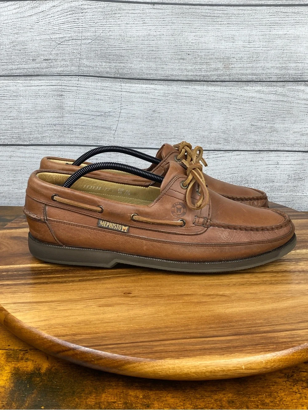 Mephisto Spinnaker Men's Hurrikan Hazelnut Brown Boat Shoes Size 10.5